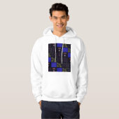 Amerikanische Unabhängigkeitstag Patchwork Pattern Hoodie (Vorne ganz)