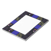 Amerikanische Unabhängigkeitstag Patchwork Pattern Notizblock (Rotiert)