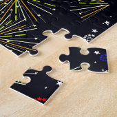 Amerikanische Unabhängigkeitstag Patchwork Pattern Puzzle (Seite)