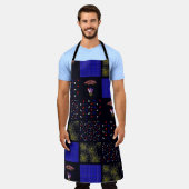 Amerikanische Unabhängigkeitstag Patchwork Pattern Schürze (Getragen)