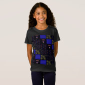 Amerikanische Unabhängigkeitstag Patchwork Pattern T-Shirt (Vorne ganz)