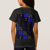 Amerikanische Unabhängigkeitstag Patchwork Pattern T-Shirt (Rückseite)