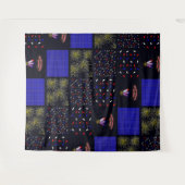 Amerikanische Unabhängigkeitstag Patchwork Pattern Wandteppich (Vorderseite (Horizontal))