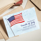 Amerikanische Unabhängigkeitstag Patriotic Red Whi Postkarte