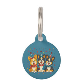 Amerikanische Unabhängigkeitstag Pembroke Welsh Co Haustiermarke