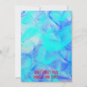 Amerikanische Unabhängigkeitstag Pool Geburtstagsp Einladung (Rückseite)