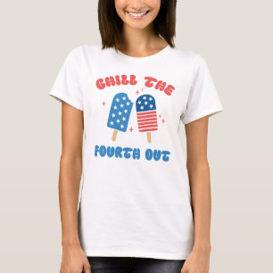 Amerikanische Unabhängigkeitstag Popsicle T-Shirt