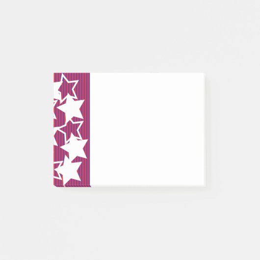 Amerikanische Unabhängigkeitstag Post-it Klebezettel (Vorderseite)