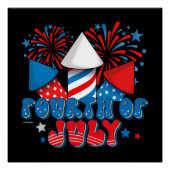 AMERIKANISCHE UNABHÄNGIGKEITSTAG POSTER (Vorderseite)