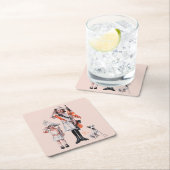 Amerikanische Unabhängigkeitstag Rechteckiger Pappuntersetzer (Vor Ort)