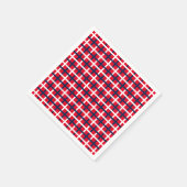Amerikanische Unabhängigkeitstag Rot-Blau-Quadrat  Serviette (Ecke)