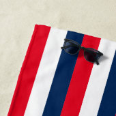 Amerikanische Unabhängigkeitstag Rot-weiße Streife Strandtuch (Beispiel)