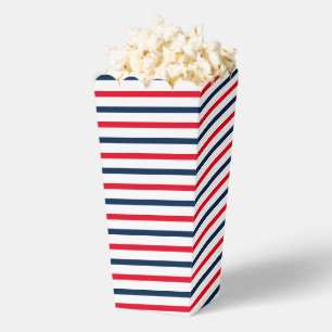 Amerikanische Unabhängigkeitstag Rotweiße Streif Geschenkschachtel