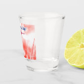 Amerikanische Unabhängigkeitstag-Scheiben mit Humm Schnapsglas (Rechts)