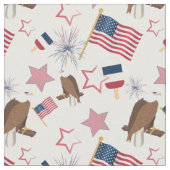 Amerikanische Unabhängigkeitstag Stoff (Nahaufnahme)