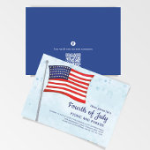 Amerikanische Unabhängigkeitstag Summer Red White Einladung