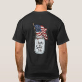 Amerikanische Unabhängigkeitstag Sweet Tea & Freed T-Shirt (Rückseite)