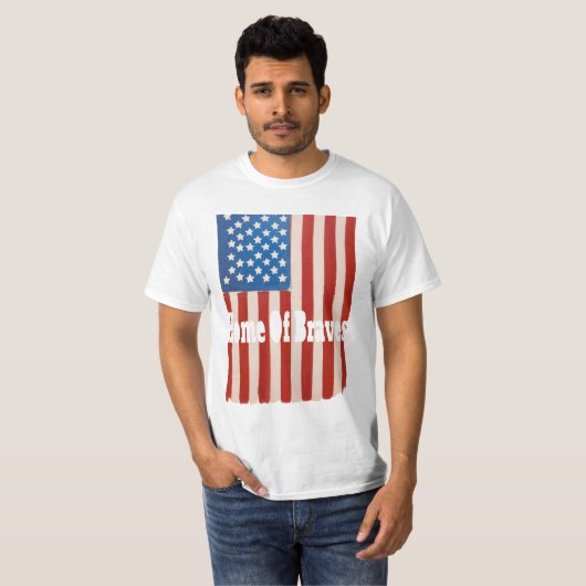 Amerikanische Unabhängigkeitstag T - Shirt Zuhause (Vorne ganz)