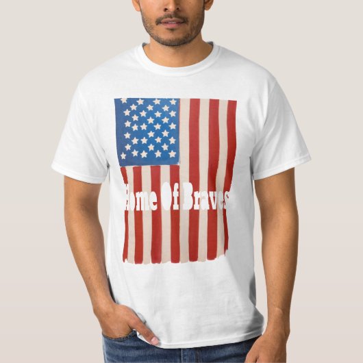 Amerikanische Unabhängigkeitstag T - Shirt Zuhause (Vorderseite)