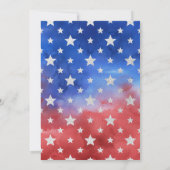 Amerikanische Unabhängigkeitstag | Unabhängigkeits Einladung (Rückseite)