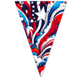 Amerikanische Unabhängigkeitstag | Unabhängigkeits Wimpelkette (Erste Fahne)