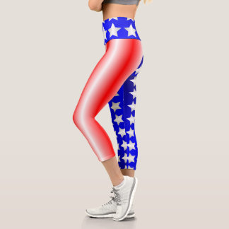 amerikanische Unabhängigkeitstag US Flagge Capris