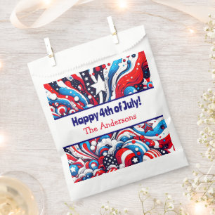 Amerikanische Unabhängigkeitstag   US FLAGGE PERSO Geschenktütchen