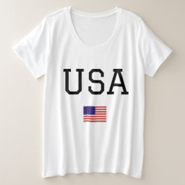 Amerikanische Unabhängigkeitstag usa Party America Große Größe T-Shirt