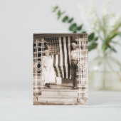 Amerikanische Unabhängigkeitstag Vintager Stil Postkarte (Stehend Vorderseite)