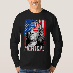 Amerikanische Unabhängigkeitstag Women Ben Frankli T-Shirt