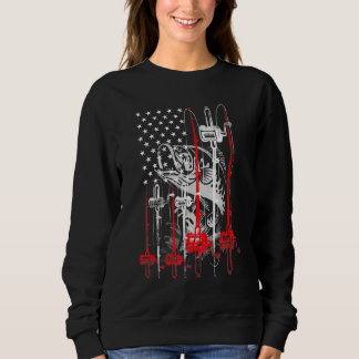 Amerikanische Unabhängigkeitstagsflagge Sweatshirt