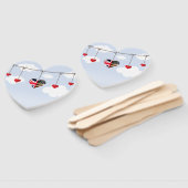 amerikanische und britische Flagge, Heart Royal We Fächer (Non-assembled)