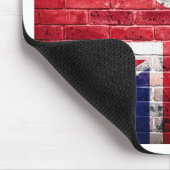 Amerikanische und britische Flagge Mousepad (Ecke)