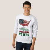 Amerikanische ungarische Wurzeln Sweatshirt (Vorne ganz)