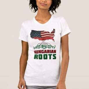 Amerikanische ungarische Wurzeln T-Shirt