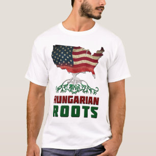 Amerikanische ungarische Wurzeln T-Shirt