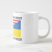 Amerikanische Unterstützung für die Ukraine Jumbo-Tasse (Rechts)