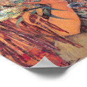 Amerikanische Ureinwohner - Alphonse Mucha Poster (Ecke)