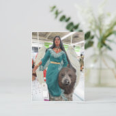 Amerikanische Ureinwohner Angel Postkarte (Stehend Vorderseite)