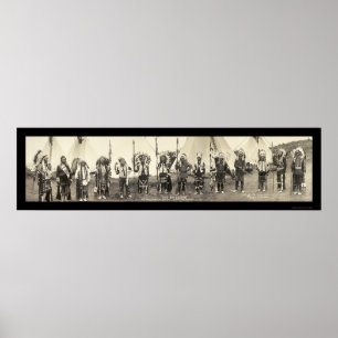 Amerikanische Ureinwohner Astoria ODER Foto 1911 Poster