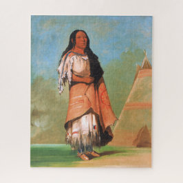 Amerikanische Ureinwohner Blackfoot Woman, George Puzzle