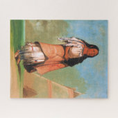 Amerikanische Ureinwohner Blackfoot Woman, George  Puzzle (Horizontal)