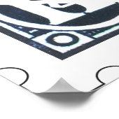 Amerikanische Ureinwohner Briefmarke drucken Poster (Ecke)