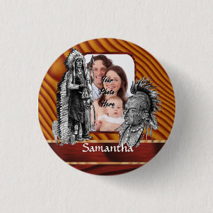 Amerikanische Ureinwohner Button