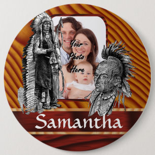 Amerikanische Ureinwohner Button