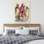 Amerikanische Ureinwohner, c.1832 Leinwanddruck (Insitu (Schlafzimmer))