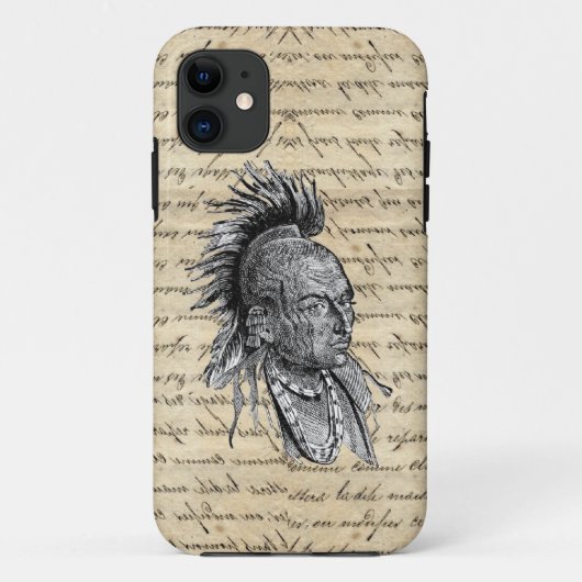 Amerikanische Ureinwohner Case-Mate iPhone Hülle (Rückseite)