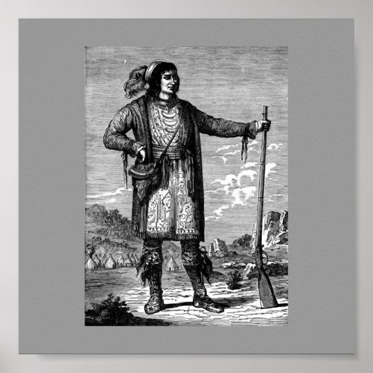 Amerikanische Ureinwohner Chefposter Poster (Vorne)