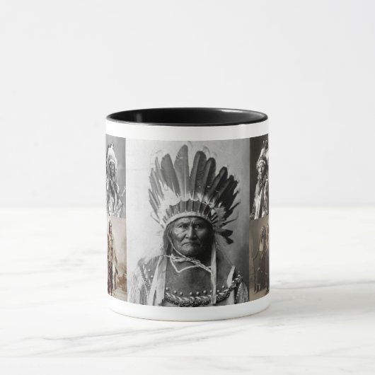"Amerikanische Ureinwohner Chieftains" Kaffeezuber Tasse (Zentrum)