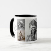 "Amerikanische Ureinwohner Chieftains" Kaffeezuber Tasse (Vorderseite Links)